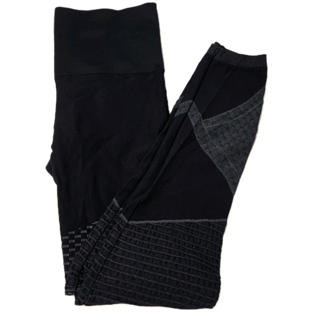 Spanx Look at Me Now Seamless Motto Leggings Black Ankle Size Large
